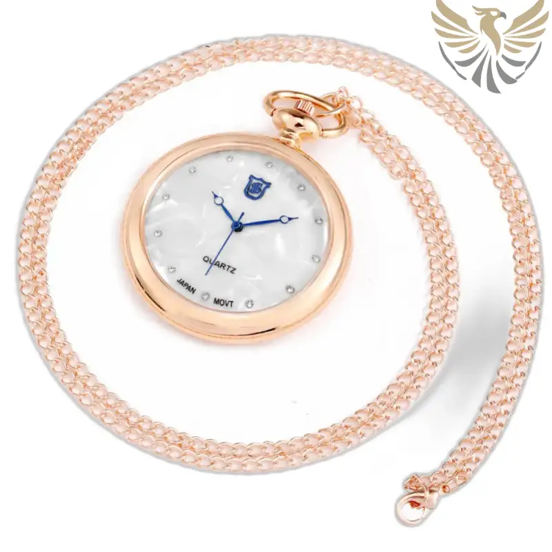 Montre Collier Quartz Lady Rose Moderne