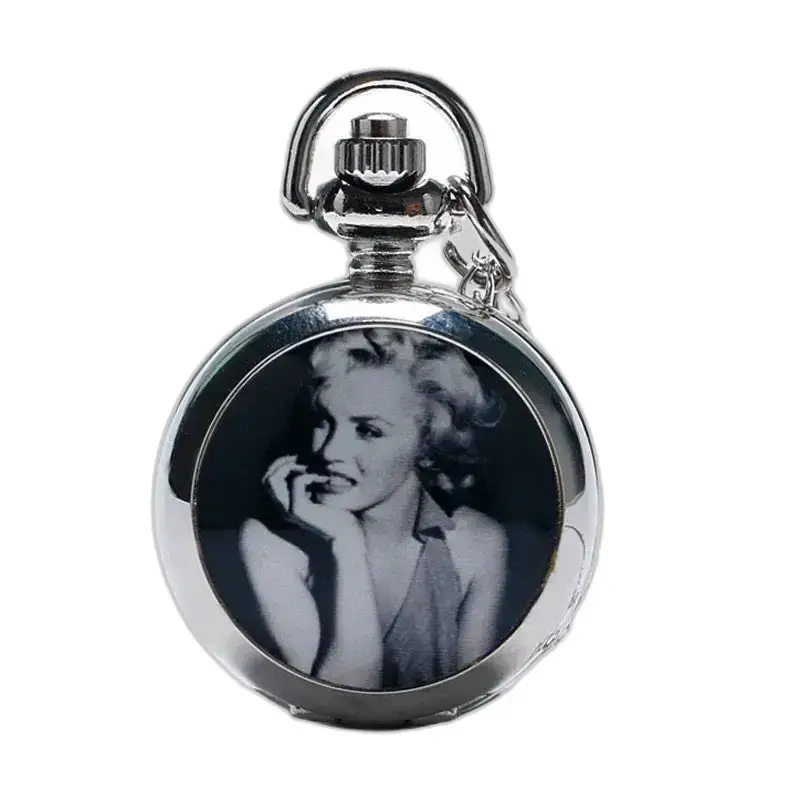 Montre Collier Quartz Marilyne Monroe Vintage Femme