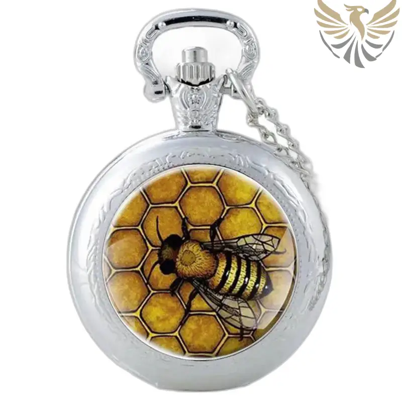 Montre Collier Reine des Abeilles Vintage