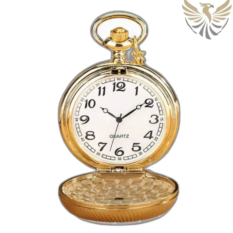 Montre-collier Vintage Fleur Vertes en Bronze