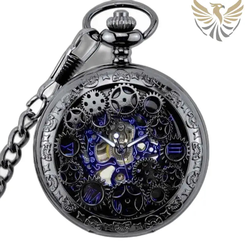 Montre de Poche à Gousset Steampunk Chrome