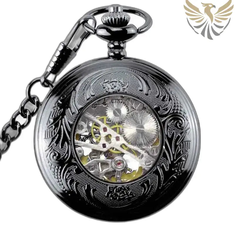 Montre de Poche à Gousset Steampunk Chrome