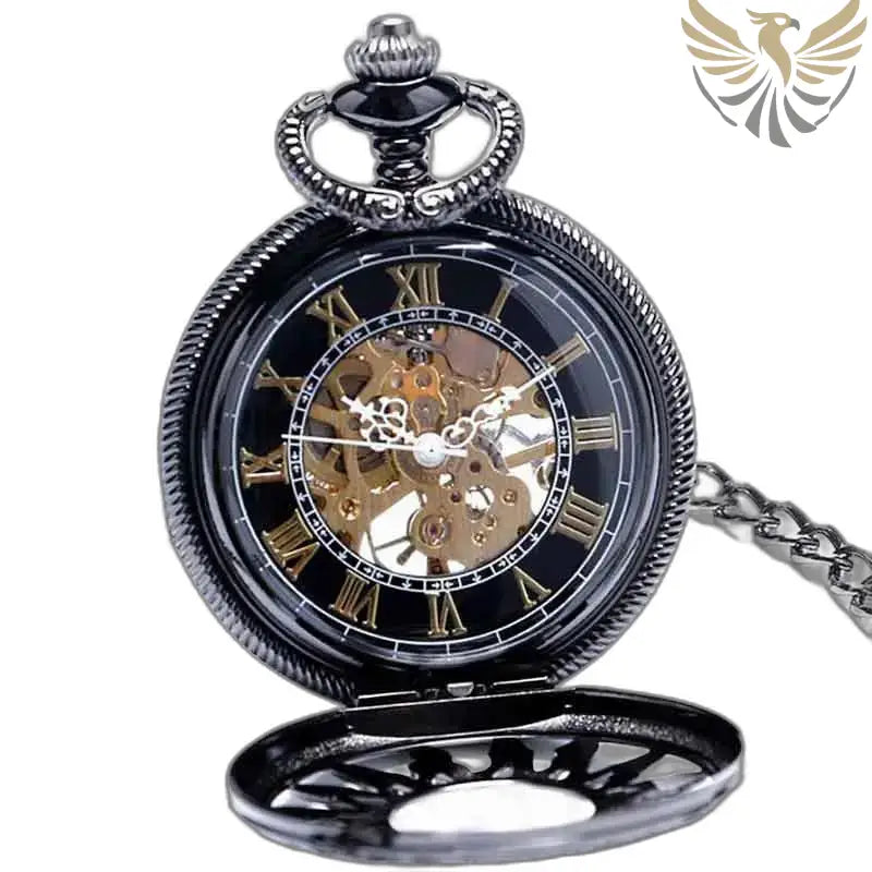 Montre de Poche à Gousset Steampunk Titane