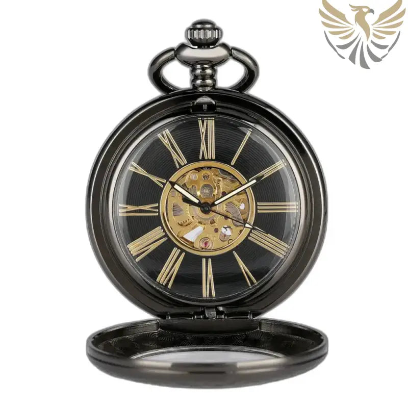 Montre de Poche Automatique Rusticgem Noir