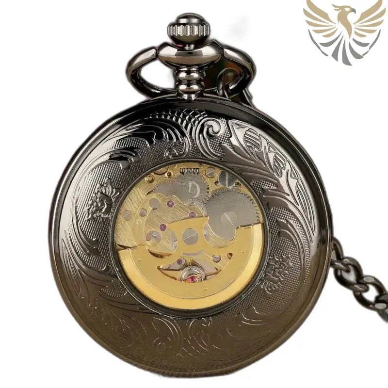 Montre de Poche Automatique Rusticgem Noir