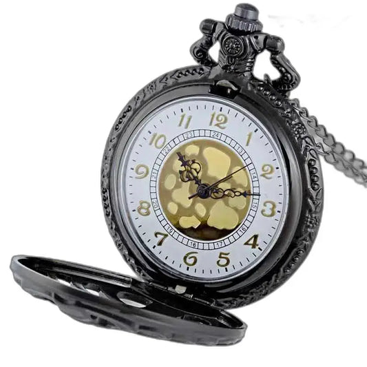 Montre de Poche Gousset Steampunk Palladium élégante