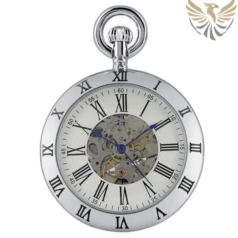 Montre de Poche Luxe Pierre D’argent élégante