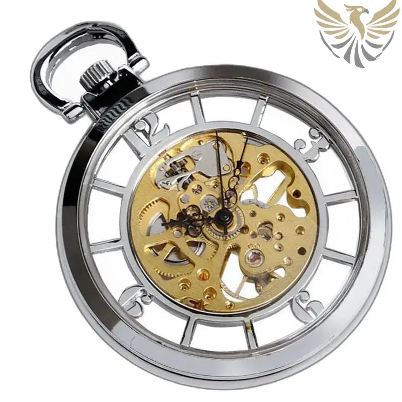 Montre de Poche Squelette avec Remontage Manuel