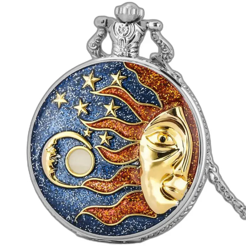 Montre Gousset Pendentif Classique Hommes Femmes - Etoile