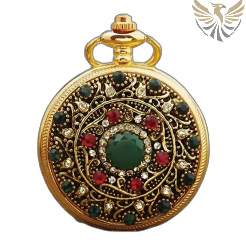 Montre Gousset Poche Collier Or et Pierres