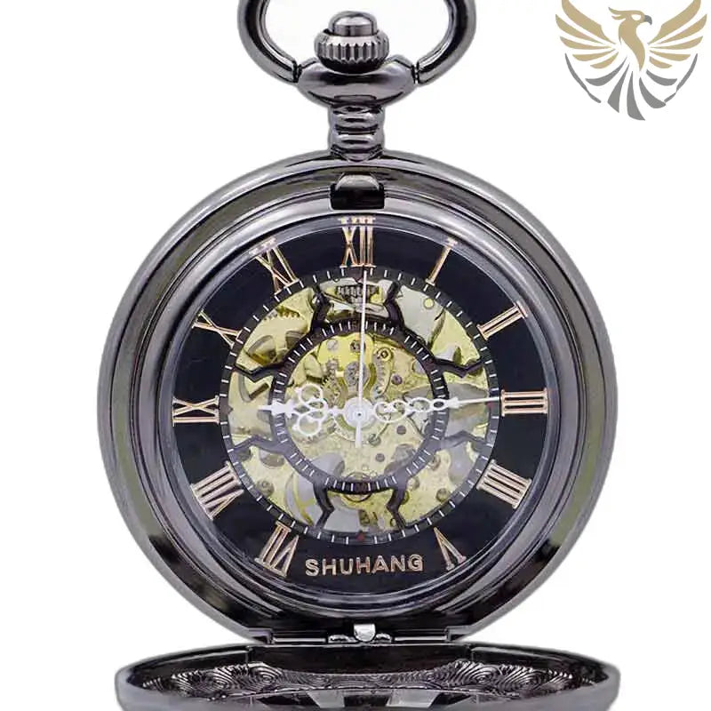 Montre Gousset Steampunk avec Rouages Dentés