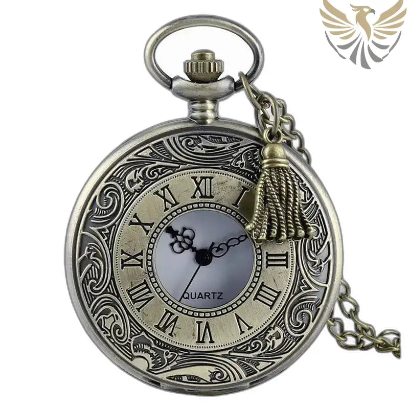 Montre Pendentif Ancienne Femme Argent Coeur