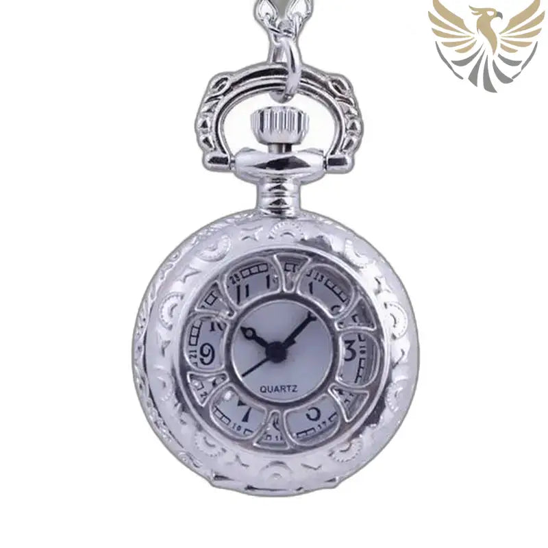 Montre Pendentif Argent Chic Femme