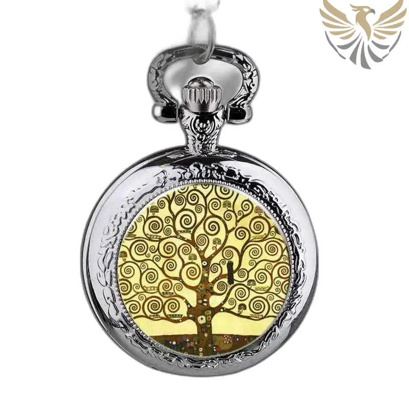 Montre Pendentif élégante Arbre pour Femme