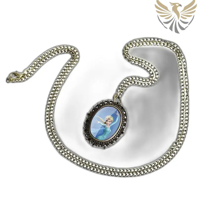 Montre Pendentif Elsa Vintage en Bronze