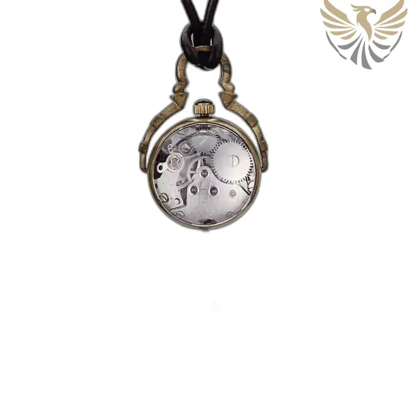 Montre Pendentif Mécanique Vintage en Bronze