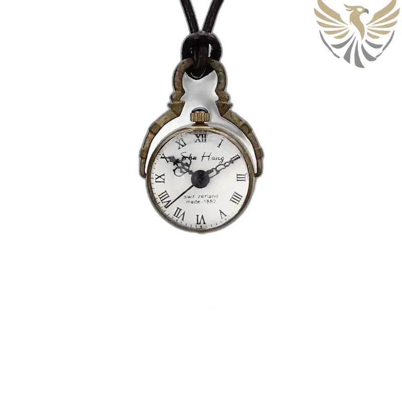 Montre Pendentif Mécanique Vintage en Bronze