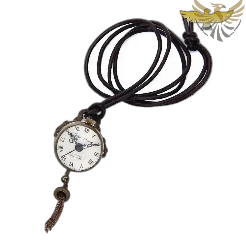 Montre Pendentif Mécanique Vintage en Bronze