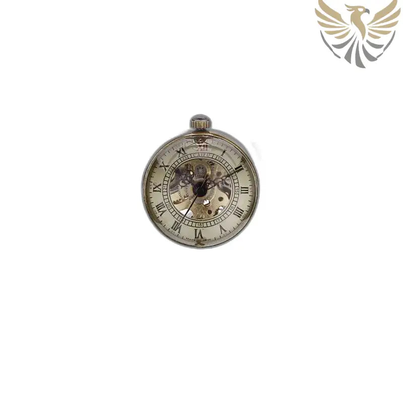 Montre Pendentif Mécanique Vintage Femme Argent Bronze