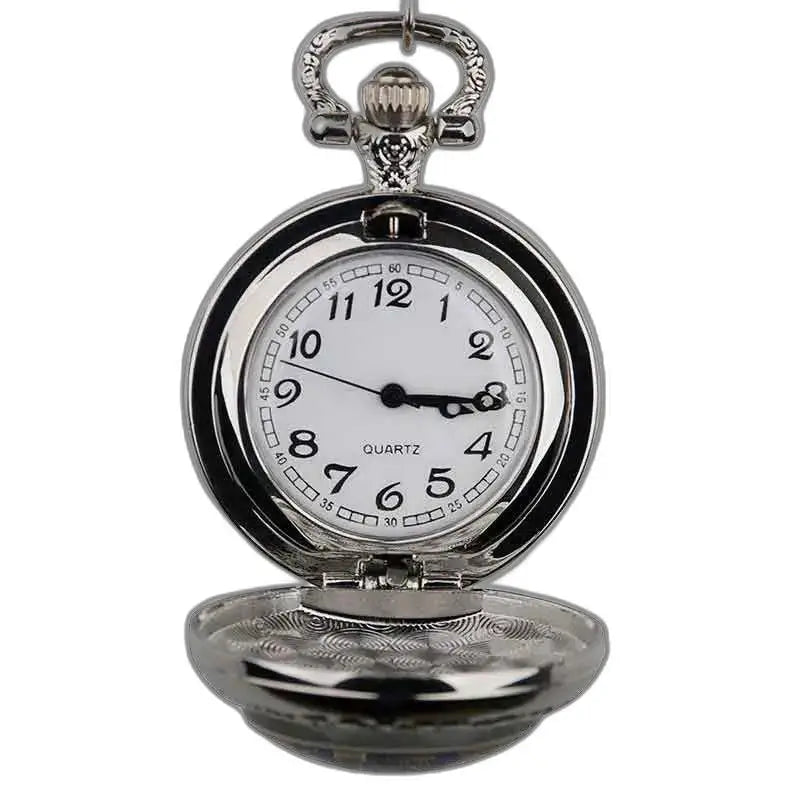 Montre Pendentif Rosace à Perles élégante