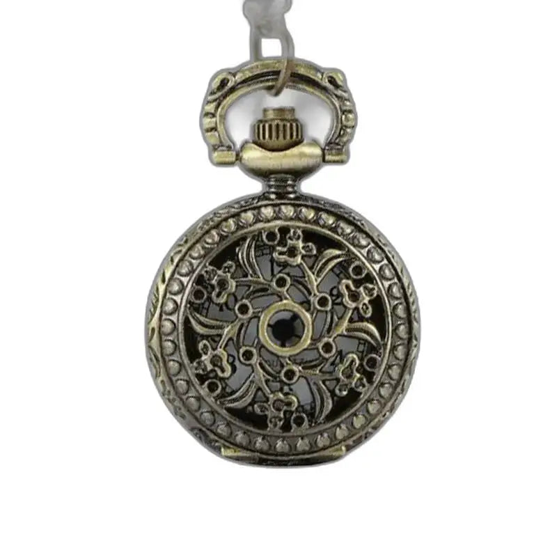 Montre Pendentif Vintage Femme Coeur Argent - 4