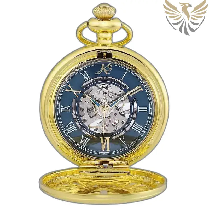 Montre Poche à Gousset Luxe avec Aigles D’or