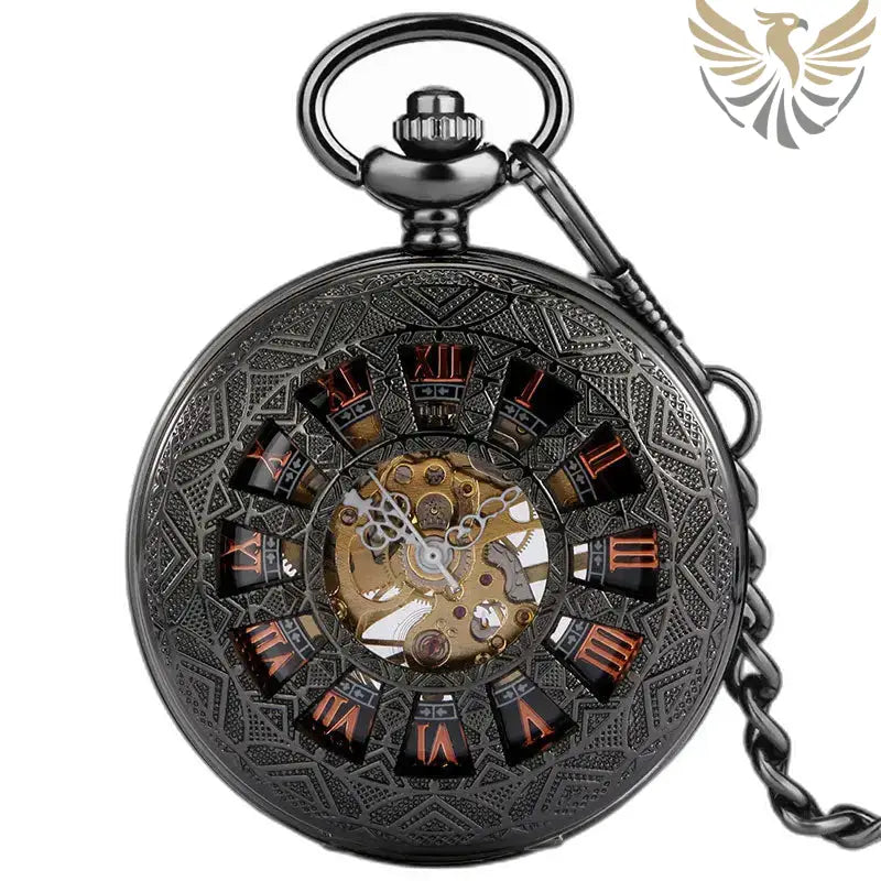 Montre Poche à Gousset Steampunk Iridium Design Gothique