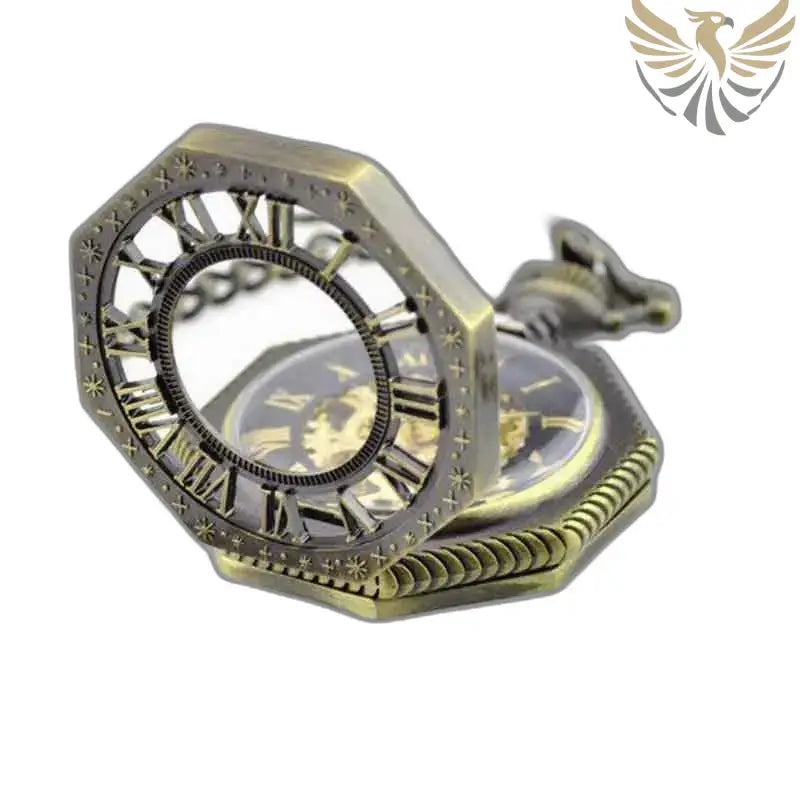 Montre Steampunk Squelette à Gousset Homme