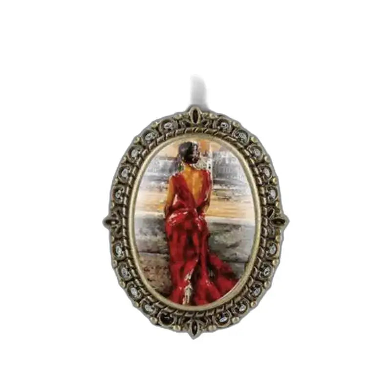 Pendentif Montre élégant Femme Rouge - élégant